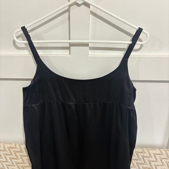 Eileen Fisher Women’s Black 100% Silk Cami Slip Dress - Picture 3 of 8